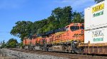 Triple "orange" leading this double stack